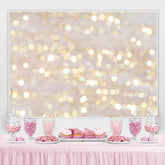 Pailletten Gold Funkeln Bokeh Geburtstag Hintergrund für Party Dekor